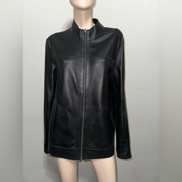 ASTON reversible Lambskin Leather Jacket 40 - Picture 2 of 11